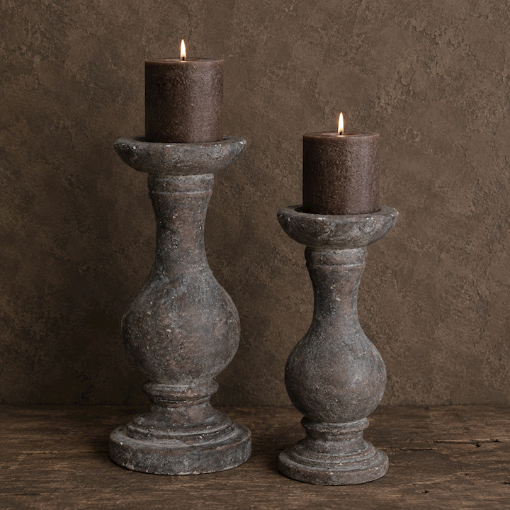 APULIA LARGE BALL CANDLE HOLDER 13x13x30cm